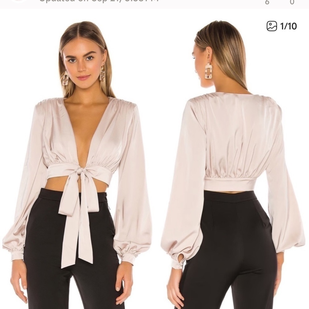 NBD Imogen Top in Champagne